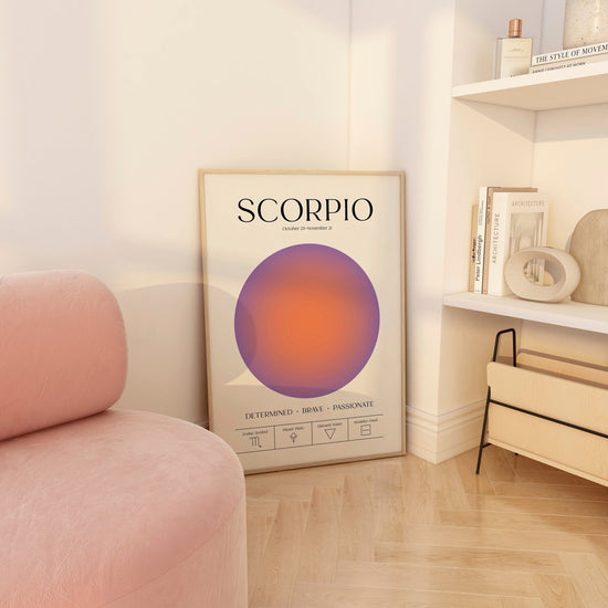 Scorpio Zodiac Print