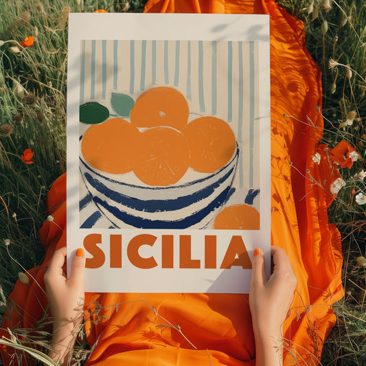 Sicilia Oranges Print