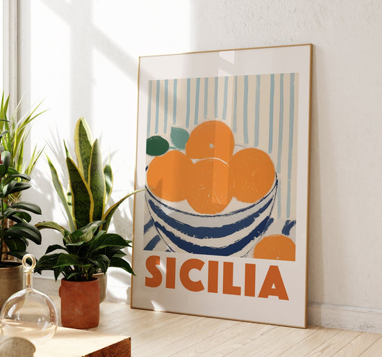 Sicilia Oranges Print