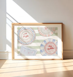 Tablescape Sage Kitchen Print
