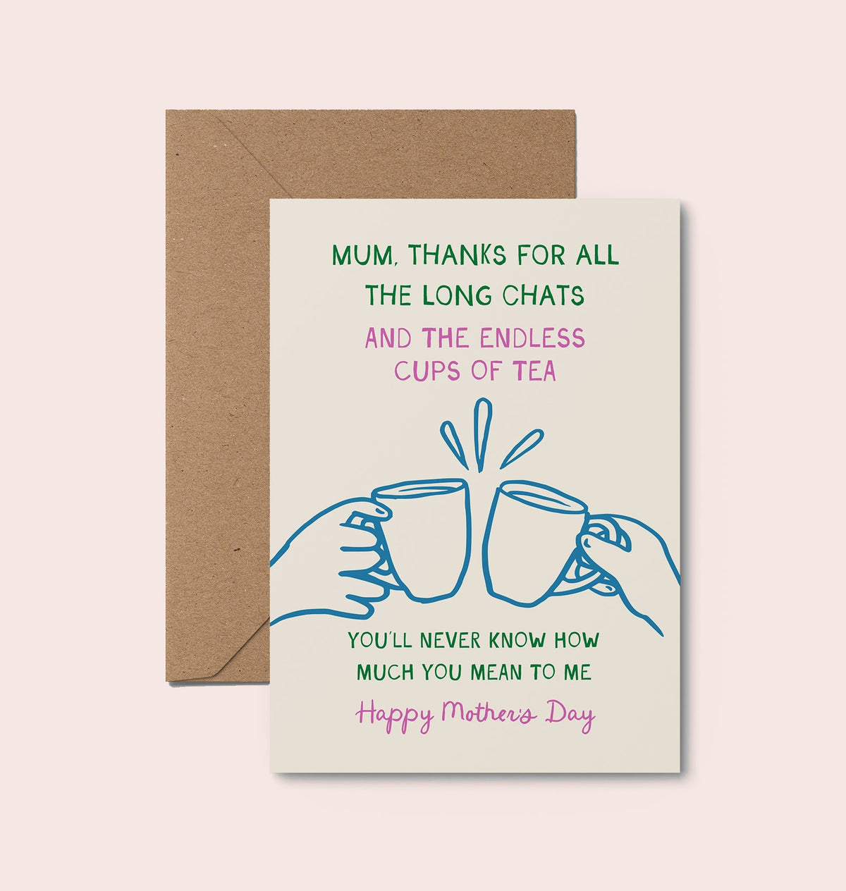 Thanks Mum Heartfelt Mother's Day Card