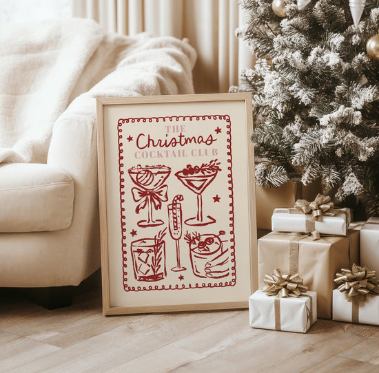 The Christmas Cocktail Club Print