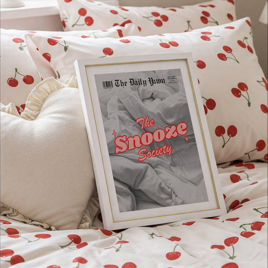 The Snooze Society Bedroom Print