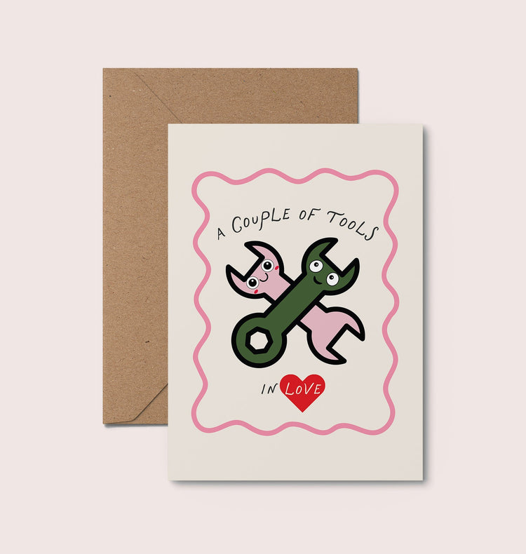 Tools in Love Valentine's/ Engagement Card