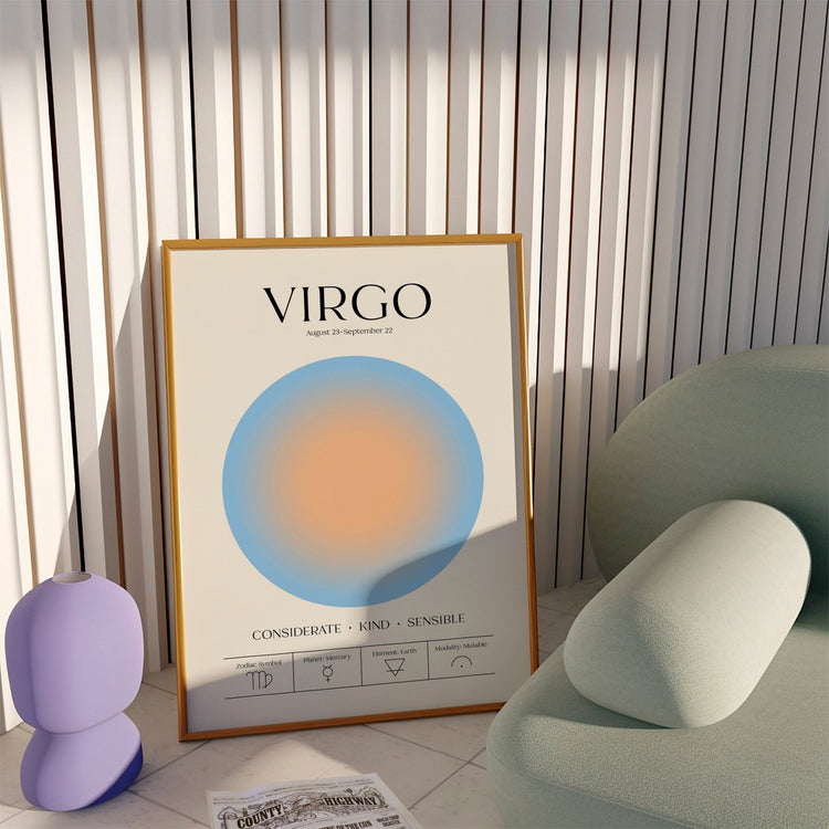 Virgo Zodiac Print