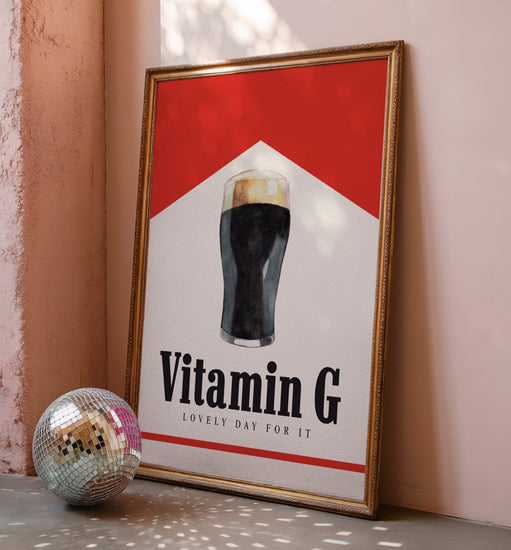 Vitamin G Pint Print