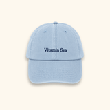 Vitamin Sea embroidered 100% cotton cap with adjustable vintage-style fit