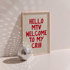 Welcome to My Crib Hallway Print