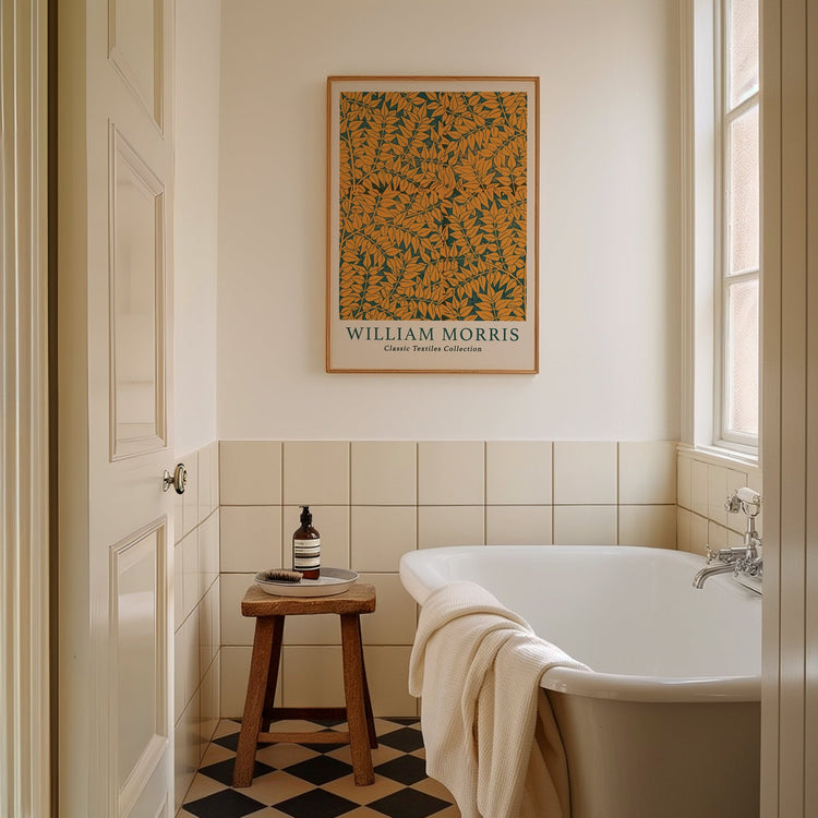 William Morris Mustard Print