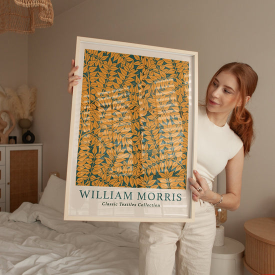 William Morris Mustard Print