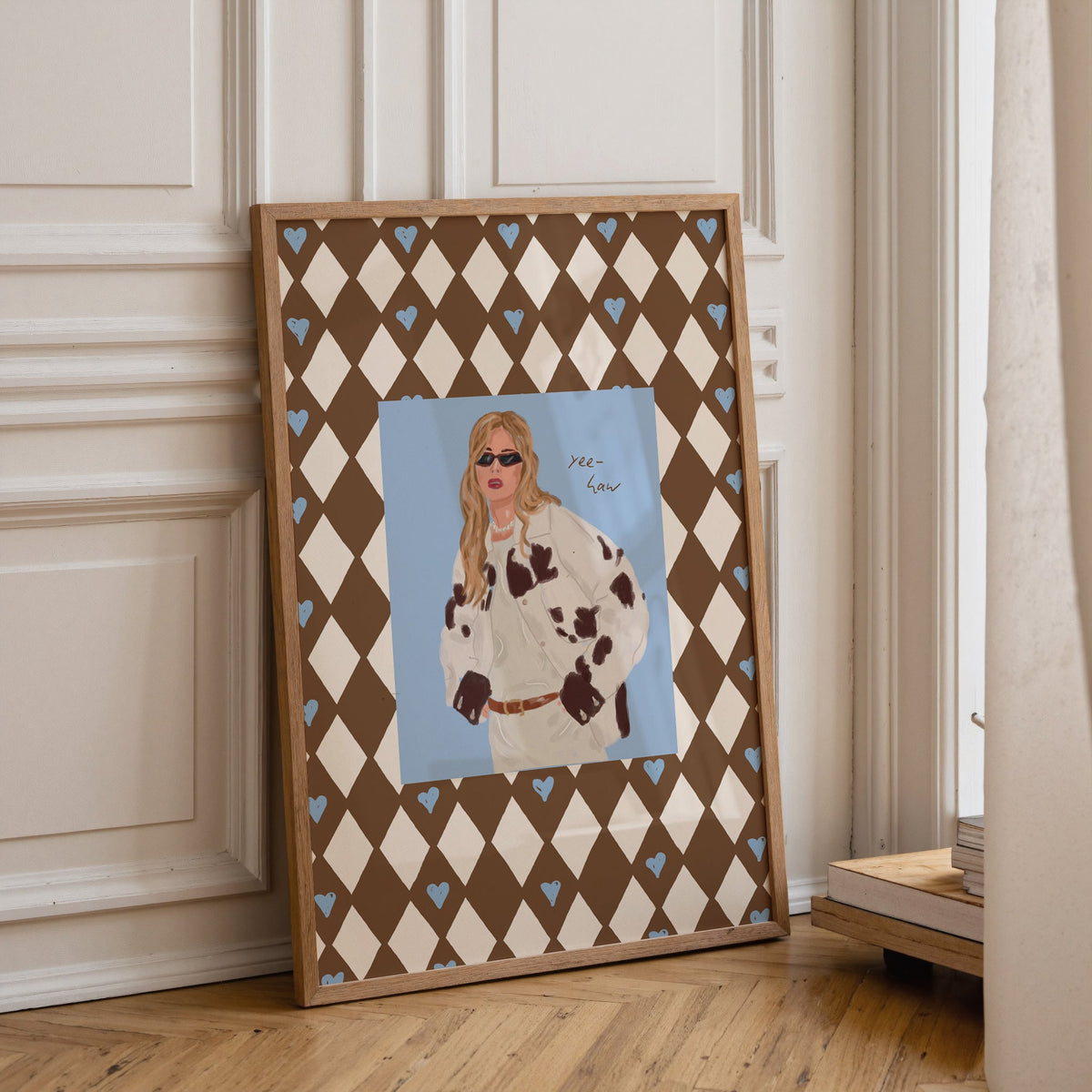 Yeehaw Cowgirl Print on premium 230gsm matte paper
