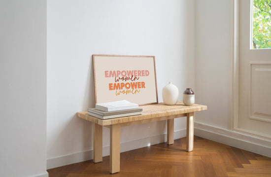 70s Inspired Empowered Women Print