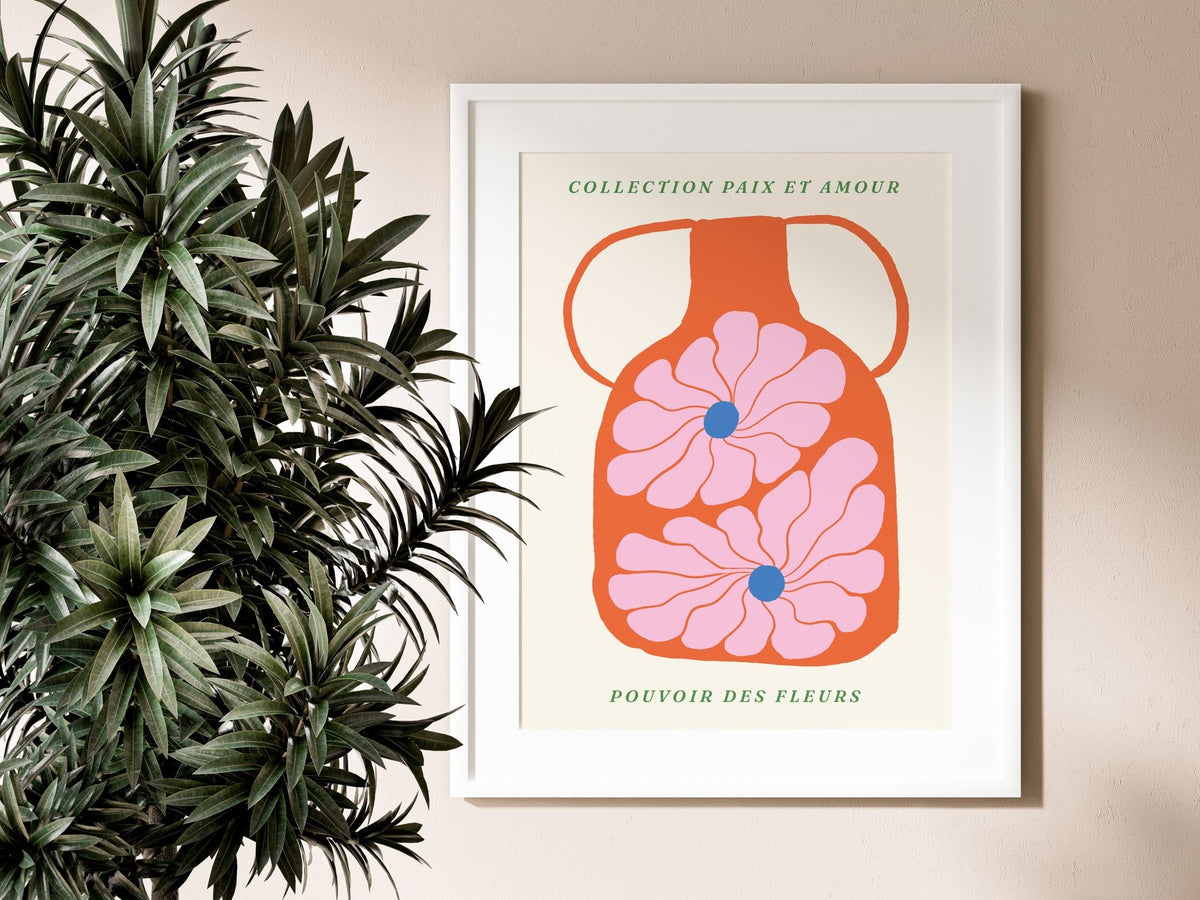 Abstract Flower Power Wall Art 0.6 
