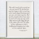 Alex Turner Love Letter Print