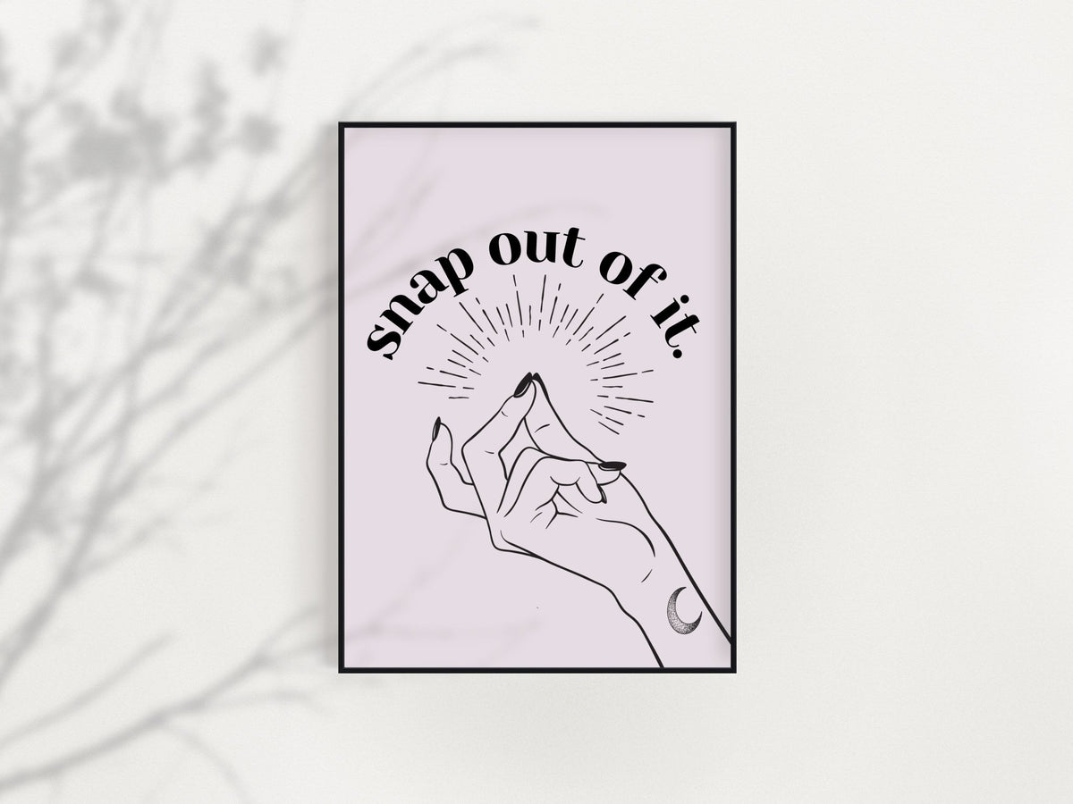 Arctic Monkeys Inspired Poster - Snap Out of It