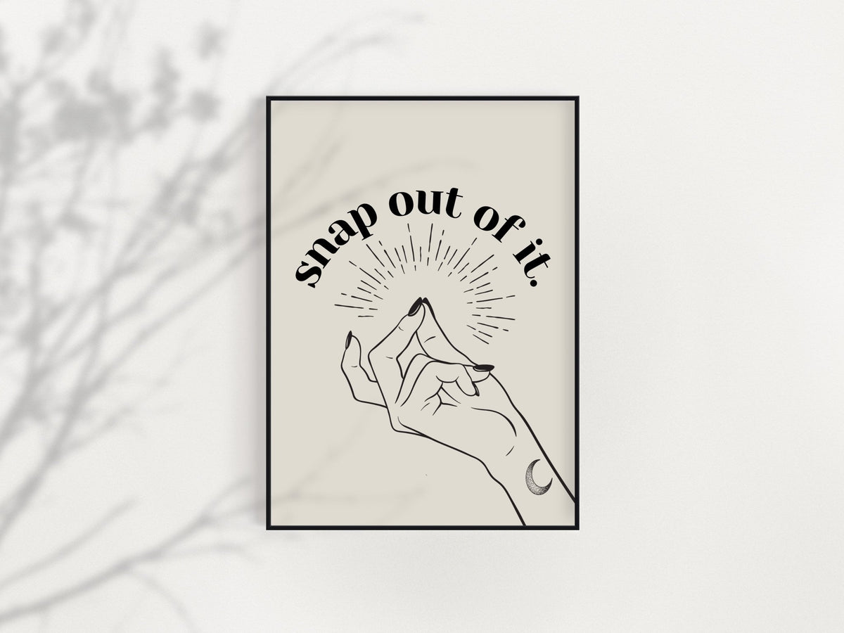 Arctic Monkeys Inspired Wall Art - Snap Out of It