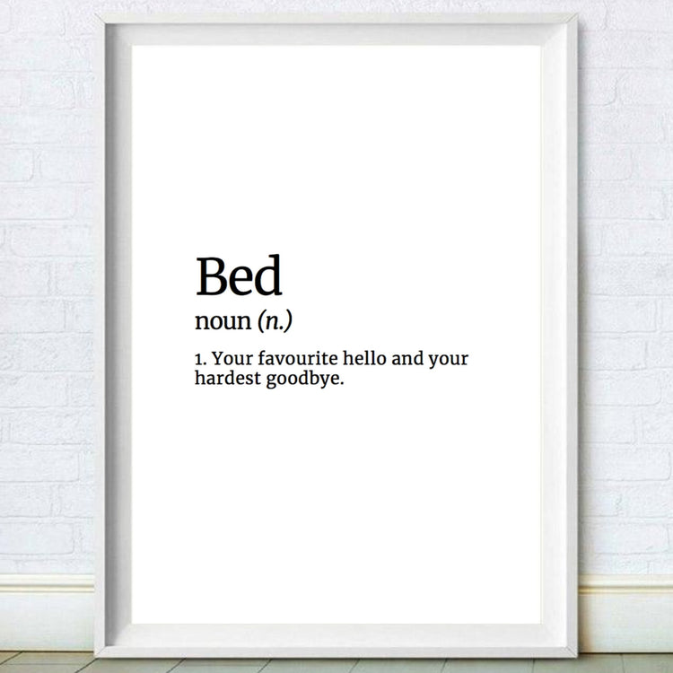 Bed Definition Bedroom Print Idea
