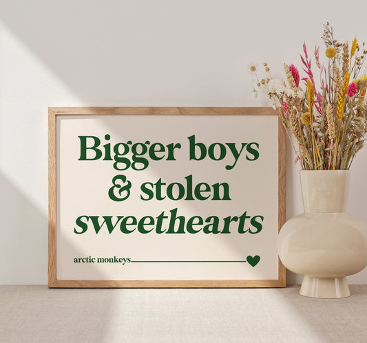 Bigger Boys and Stolen Sweethearts Print