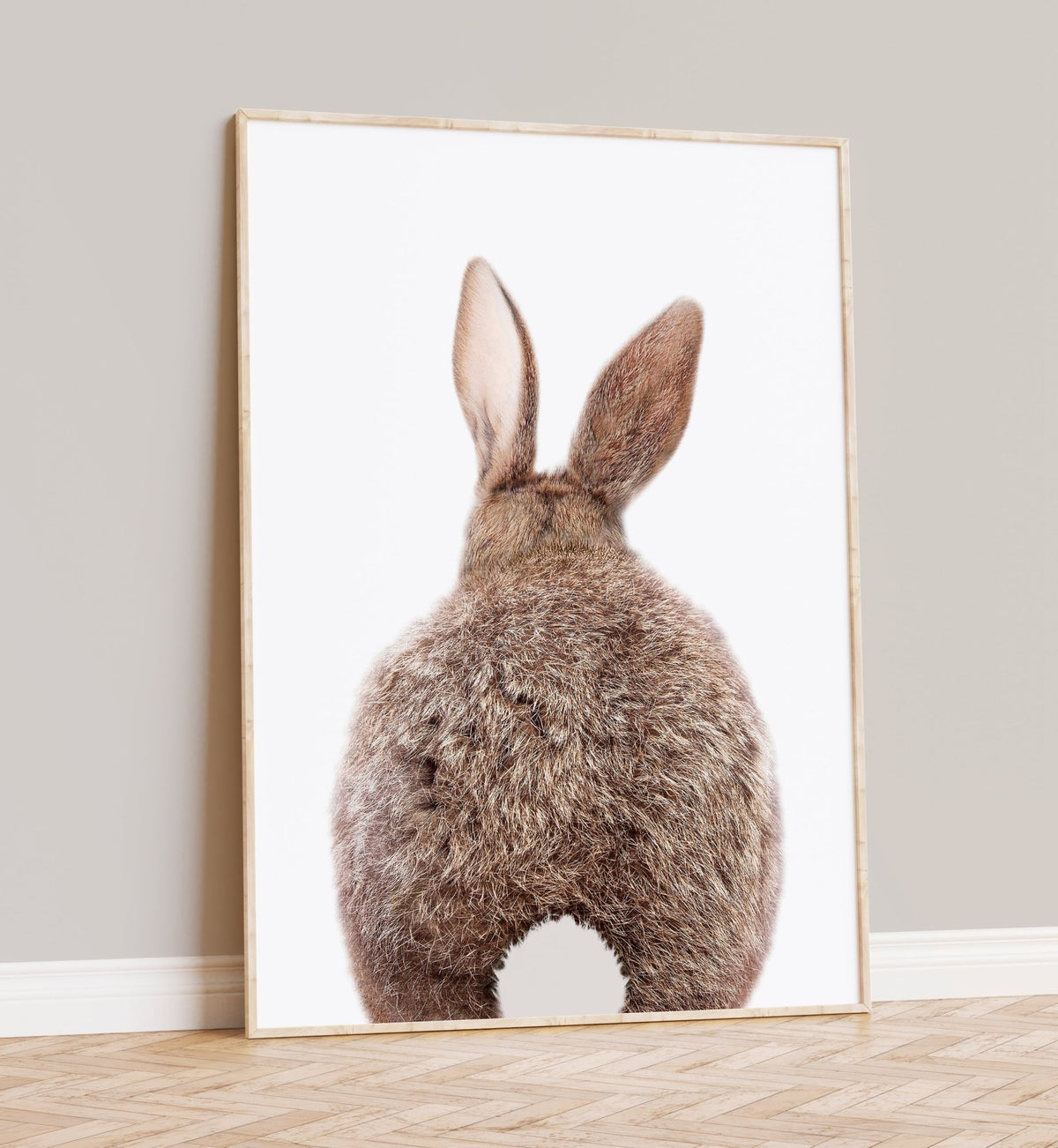 Bunny Tail Print for Nursery