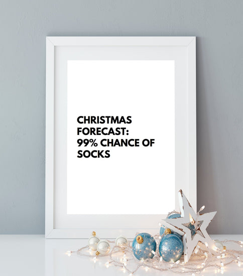Christmas Forecast Holiday Print