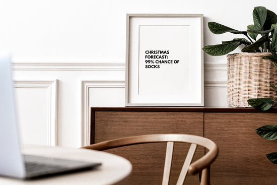 Christmas Forecast Holiday Wall Poster