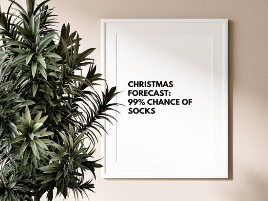 Christmas Forecast Holiday Wall Print