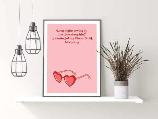 Crocodile Rock Inspired Poster