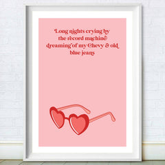 Crocodile Rock Inspired Print