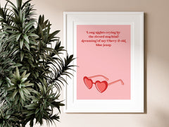 Crocodile Rock Inspired Wall Poster