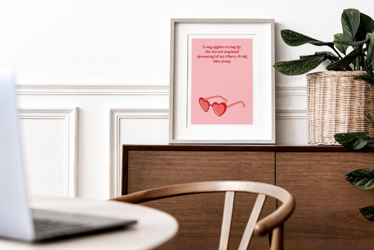 Crocodile Rock Inspired Wall Quote