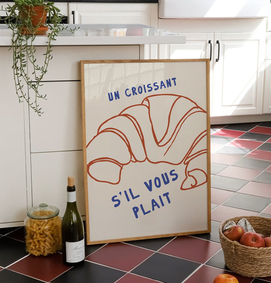 Croissant Print
