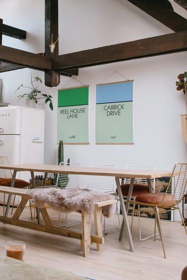 Custom Monopoly Inspired Hallway Poster