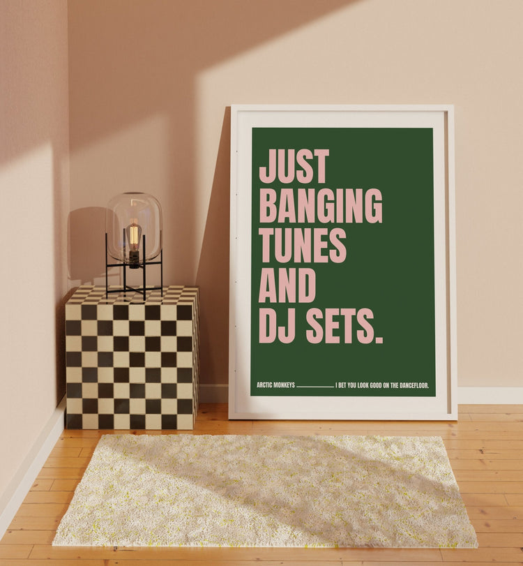 Custom Song Lyrics Wall Poster