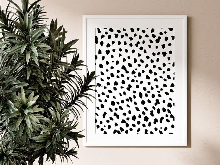 Dalmatian Spot Wall Poster