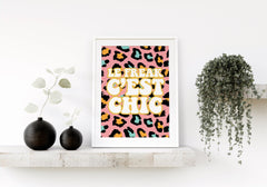 Disco Le Freak Wall Quote 