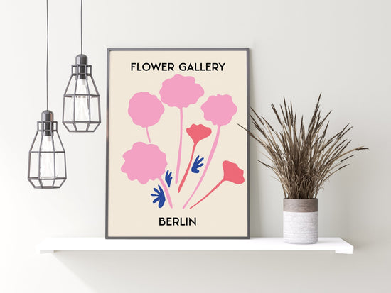 Flower Market Berlin Poster