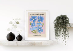 Flower Market Liverpool Wall Art