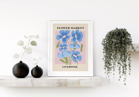 Flower Market Liverpool Wall Art