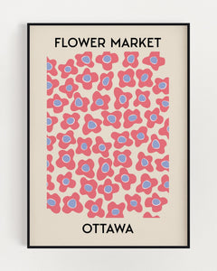 Flower Market Ottawa Wall Art