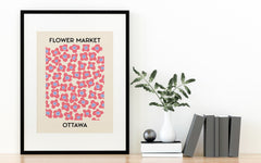Flower Market Ottawa Wall Poster