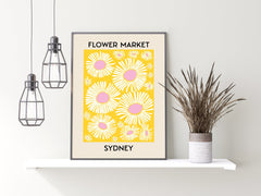Flower Market Sydney Poster