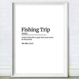 Gavin & Stacey Fishing Trip Definition Print
