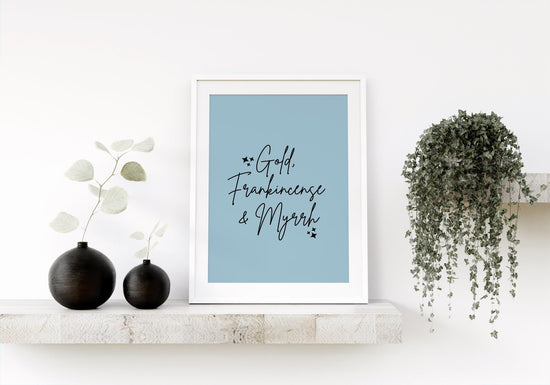 Gold, Frankincense and Myrrh Print