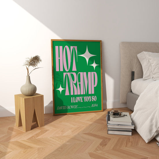 Hot Tramp Lyrics Inspired Poster