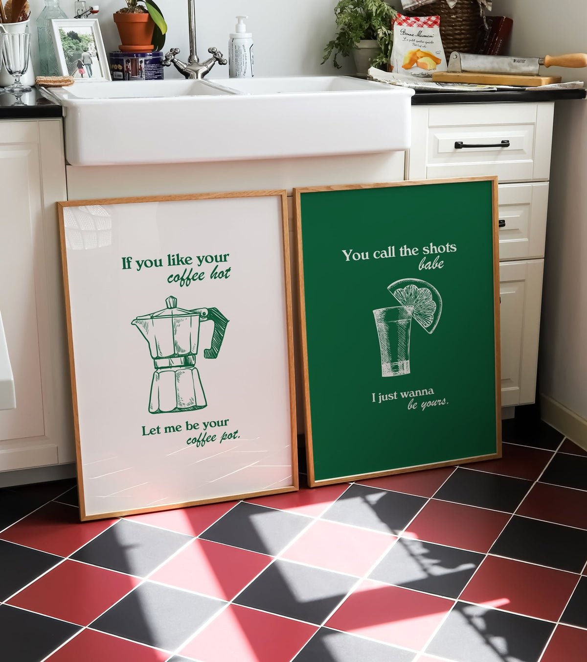 If You Like Your Coffee Hot Print Set
