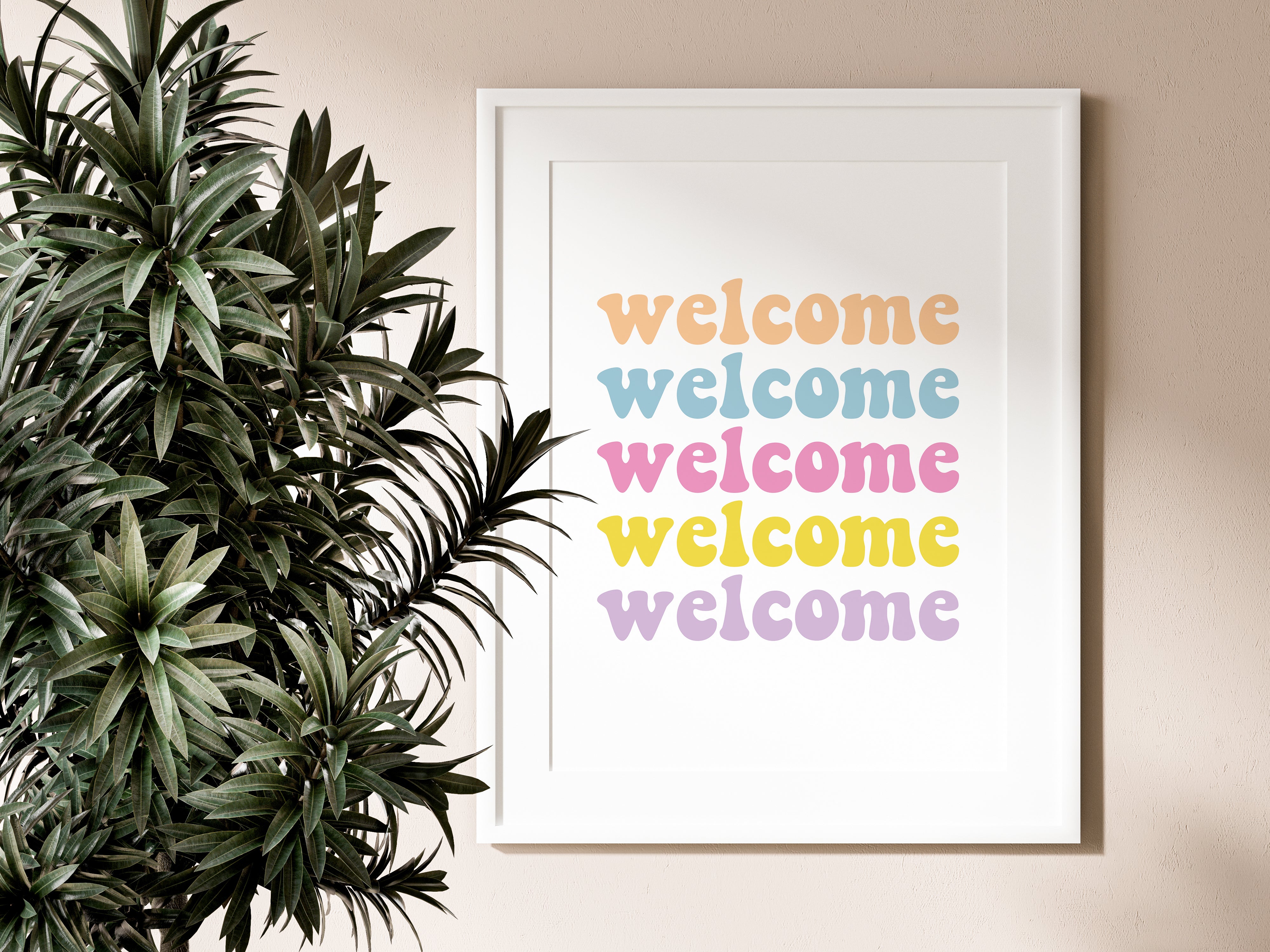 Welcome Hallway Print