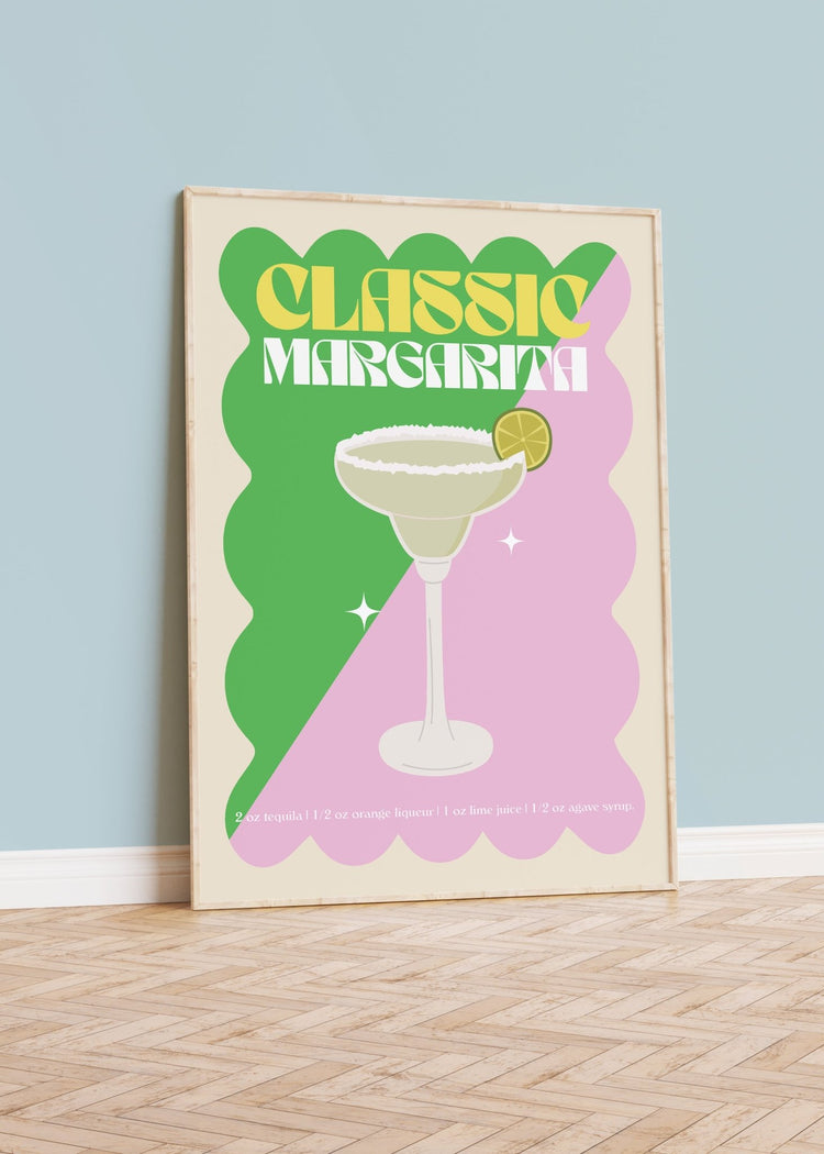 Margarita Cocktail Poster