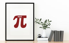 Mince Pie Abstract Christmas Wall Art