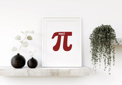 Mince Pie Abstract Christmas Wall Print