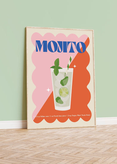 Mojito Cocktail Poster